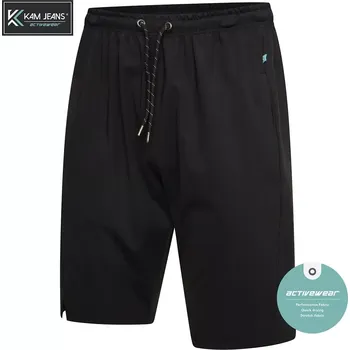 Oblečení a móda Kam AP004 velké pánské sportovní tréninkové šortky černé (3XL)