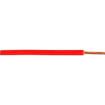 elektrický kabel KABEL LgY 1x 0,5mm H05V-K VODIČ ČERVENÝ 3281
