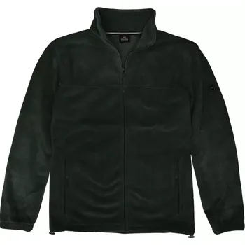 Pánská mikina Velká pánská fleecová mikina s límcem Double Urban Outfitters MFT-7007 tmavě zelená (5XL)