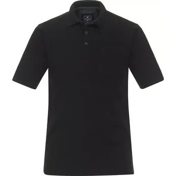 Pánské tričko Pánská velká hladká polokošile Redmond 912-91 černá (3XL)