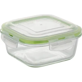 Dóza na potraviny SKLENĚNÁ DÓZA Lunchbox na jídlo do trouby i mrazáku 0,32L 320ml