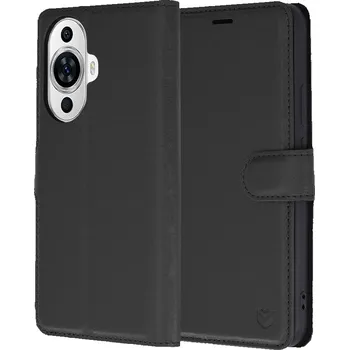 Pouzdro na mobilní telefon Techsuit Kožené pouzdro Huawei nova 11 nova 12s Černá