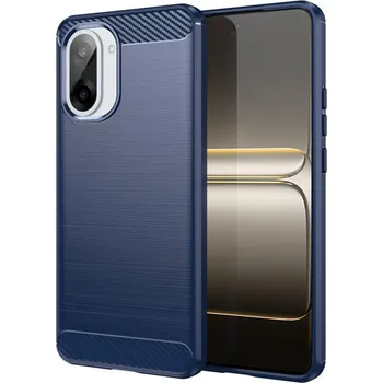 Pouzdro na mobilní telefon Techsuit Carbon Silicone pro OnePlus Nord CE5 modrá