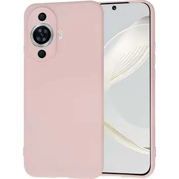 Pouzdro na mobilní telefon Techsuit Měkký Flex Huawei nova 11 nova 12s Růžový Písek