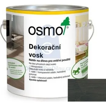 Olej na dřevo Vosk dekorační transparentní šedý granit 3118, OSMO 750 ml, balení 1 ks