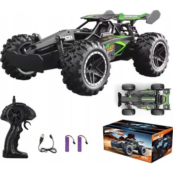 RC model auta AUTO NA DÁLKOVÉ OVLÁDÁNÍ 20 KM/H BUGGY HRAČKA NABÍJECÍ PRO DĚTI DÁREK ZELENÉ