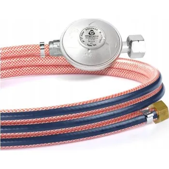 Zahradní hadice Elastická hadice na propan-butan HILLMANN AWG017 2 metry s reduktorem