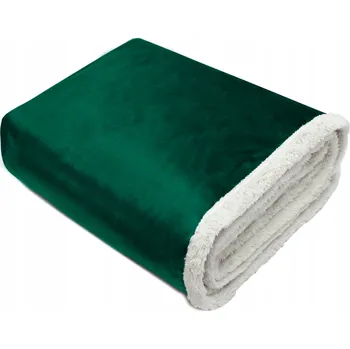 deka VÁNOČNÍ DEKA PŘEHOZ LA PRIMA 130X170CM OBOUSTRANNÁ BERÁNEK MĚKKÝ VELUR