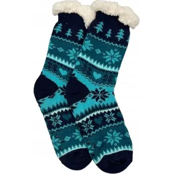 Dámské oblečení Ponožky Silné Zimní Teplé Protiskluzové Papuče Vánoční Dárek 35-38 A