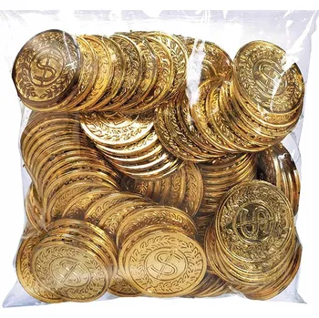 Vrták Zlaté mince na hry a zábavu 144 ks