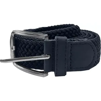 Opasek Pánský velký pletený opasek Double tmavě modrý (150)