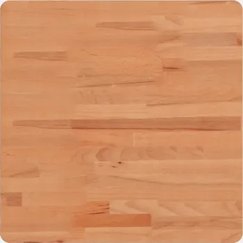 Konferenční stolek Čtvercová deska stolu z masivního bukového dřeva 50 x 50 x 2,5 cm