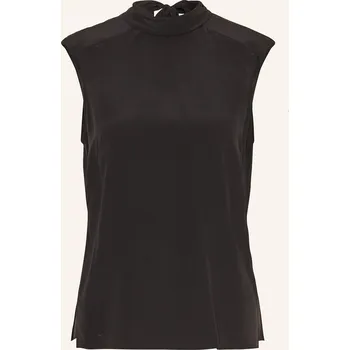 Dámská halenka Boss Dámská Hedvábná Halenka Besei S Vázačkou, černá, 40