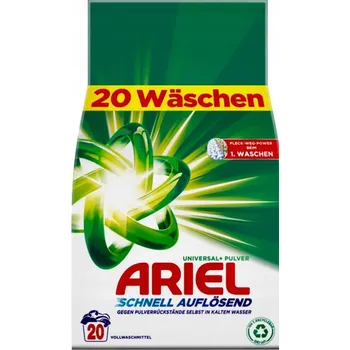 Prací prostředek Ariel prací prášek Universal & Bělost 20 praní 1,3 kg