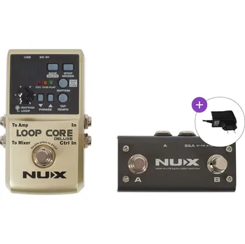 Kytarový efekt Nux Loop Core Deluxe Bundle SET Kytarový efekt