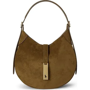 Kabelka Semišová kabelka Polo Ralph Lauren 428944015 hnědá 98X, vel. ONE SIZE