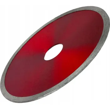 Řezný kotouč DIAMANTOVÝ KOTOUČ HLADKÝ ČERVENÝ PRO ŘEZÁNÍ BETONU A KERAMICKÝCH DLAŽDIC 115 mm