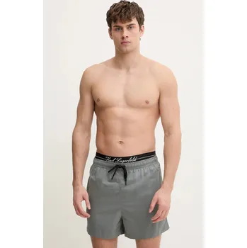 Dámské plavky Plavkové šortky Karl Lagerfeld HOTEL KARL B1M46009 zelená 78X, vel. S