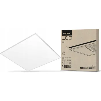 LED panel LED panel stropní vestavný 60x60 40W 5100lm 4000K neutrální bílá Videx