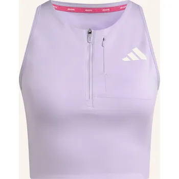 Adidas Dámské Běžecké Tričko Adizero Crop, světle fialová, 40