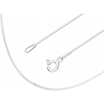 Řetízek Řetízek zmijka OSMIOHRANNÁ stříbrný řetízek 60 cm