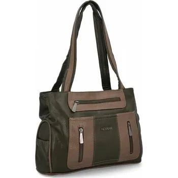 Kabelka Dámská kabelka shopper bag Hernan zelená 3892-1