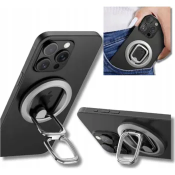 Magnetický prstenový držák na telefon iPhone, skládací držák na prst