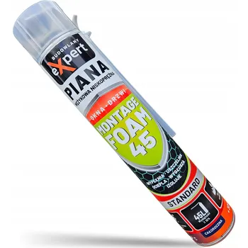 Montážní pěna Nízkotlaká montážní pěna s hadičkou, celoroční Budowlany Expert 750 ml