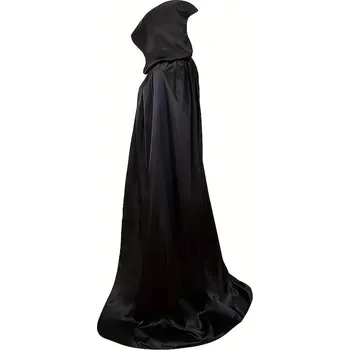 Karnevalový kostým dovoz Plášť černý dlouhý Velikost: S