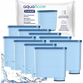 Filtr do kávovaru 9x filtr AquaFloow pro kávovary Saeco Philips Latte GO LatteGO, náhradní filtr