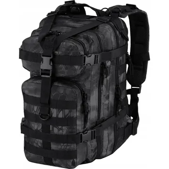 turistický batoh Batoh Camo Military Gear ASSAULT 20-40 l černý