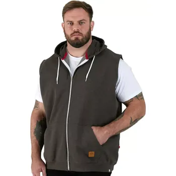 Pánská mikina Pánská velká mikina bez rukávů Duke D555 Blake šedá (5XL)