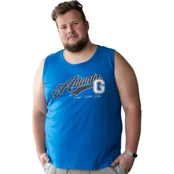 Pánské tričko Velká pánská trička s potiskem Adamo 131512-385 modrá (3XL)