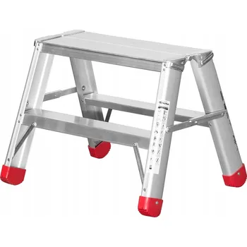 Žebřík Hliníkový Žebřík Faraone 2 x 2 do 150 kg