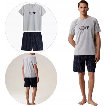 Pánské pyžamo Atlantic pánské pyžamo s krátkým rukávem velikost XXL