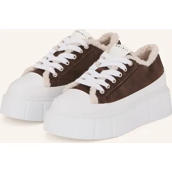 Dámská obuv Inuikii Dámské Sneakersy Matilda Curly, tmavě hnědá, 36