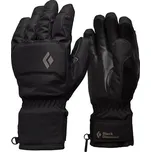 Teplé prstové rukavice Black Diamond Mission Gloves black S