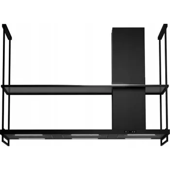 Digestoř Ostrůvková digestoř Akpo WK-9 Lungo 706 m3/h 65 dB Černá matná