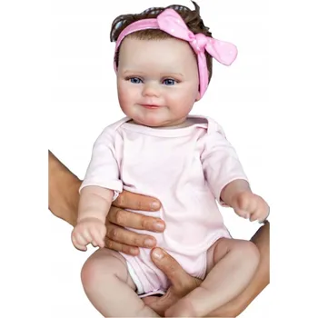 Panenka Velká Panenka miminko s měkkou kůží jako opravdové Baby born – jako živá