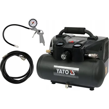 Kompresor Akumulátorová kompresorová pumpa 2 x Aku 3Ah bezolejový 6 l 8 bar Yato YT-23241