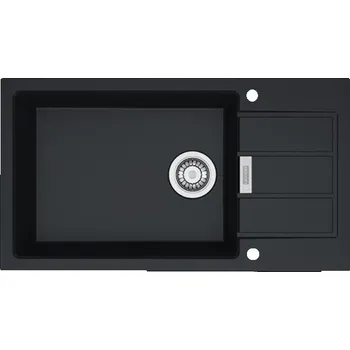 Granitový dřez Jednokomorový dřez Franke Sirius 2.0 ocel černý