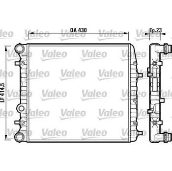 Chladič motoru Chladič, chlazení motoru VALEO 732863