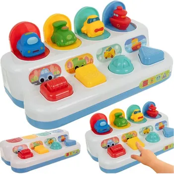 autíčko Iso trade Vzdělávací hračka - skákací vozidla 26379