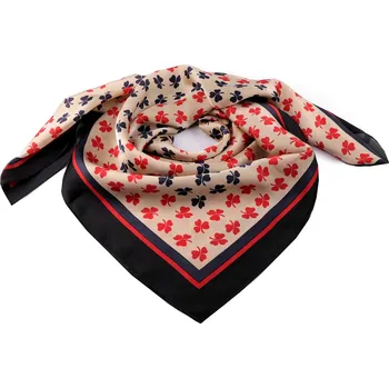 Šátek Saténový šátek 90x90 cm, střední, 5 béžová