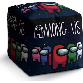 Taburet Sablio Taburet Cube AMONG US ve vesmíru: 40x40x40 cm