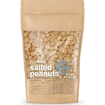Anabolizér GymBeam Roasted Salted Peanuts 200 g