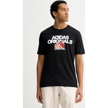 Pánské tričko Bavlněné tričko adidas Originals KQ9827 černá 99X, vel. M