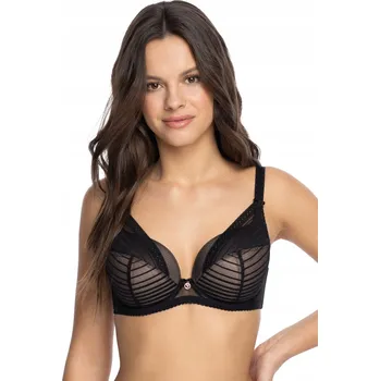 Podprsenka Gaia podprsenka s kosticemi, vyztužená, černá, velikost 70E