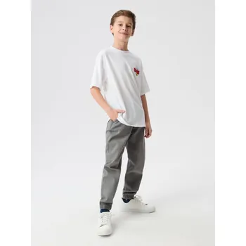 Pánské džíny Sinsay - Džíny jogger s efektem praní - šedá - 069HE-09J - 069HE-09J-170