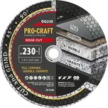 Kotouč řezný diamantový 230mm PROCRAFT DG230 Edge Cut